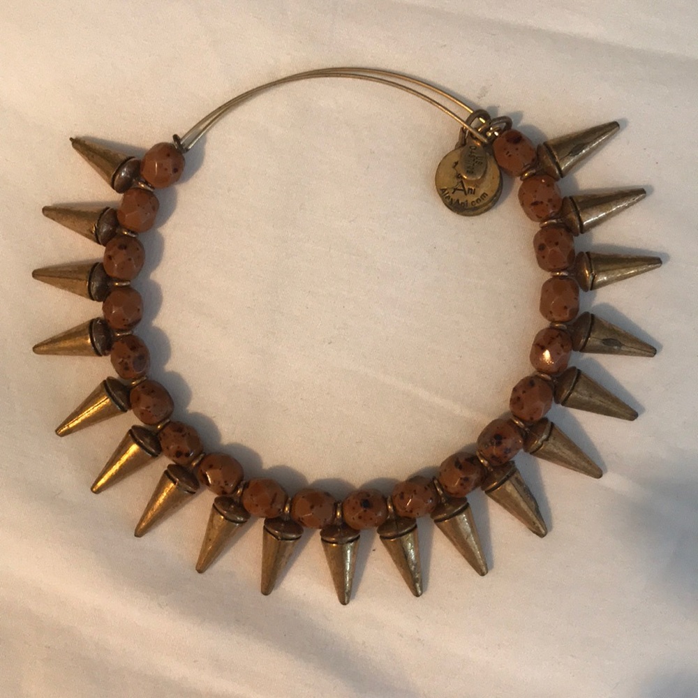 Alex & Ani spiked beaded bracelet